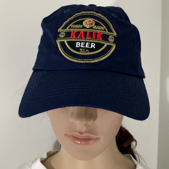 Vintage Accessories Vintage 9s Kalik Beer Logo Strapback Dad Hat